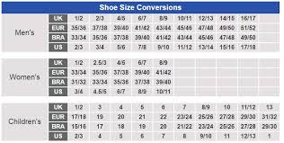 Kids Shoe Size Converter Brazil Usa
