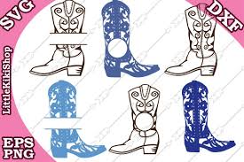 You'll instantly receive 18 extra svg and clipart designs so you can mix and match. Cowboy Boots Svg Cowboy Monogram Western Svg Boot Monogram Monogram Svg Monogram Silhouette Svg