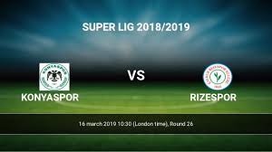 Download wallpapers caykur rizespor, turkish football club. Konyaspor Rizespor Livescores Result Super Lig 16 Mar 2019