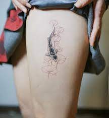 Belles Conceptions De Tatouage Par Koi Fish Coy Fish Tattoos Girly Tattoos Tattoos