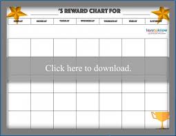 Reward Charts For Children Lovetoknow