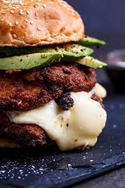 Crispy Chicken Mozzarella And Avocado Burgers With Lemon Mayo Simply Delicious Recipe Avocado Burger Food Recipes