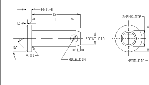 Ansi Clevis Pin Size Chart Table Engineers Edge