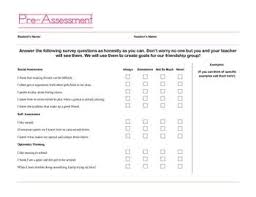 Girls Friendship Group Pre Assessment Social Skills Groups Friendship Group Friendship Lessons