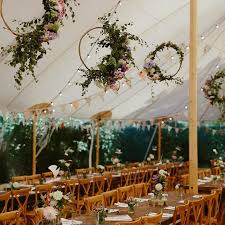 Beautiful Venue Styling In A Reception Held In The Family Home And Using The Amazing Papakata Over O English Garden Wedding London Bride Wedding Decorations