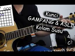 Kunci Gampang Asli Kolam Susu Koes Plus Youtube