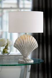Next Shell Table Lamp Silver Table Lamp Lamp Shell Lamp