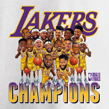 Now it's the king & a.d.'s turn to go back to back. Men S Los Angeles Lakers Fanatics Branded White 2020 Nba Finals Champions Team Caricature T Shirt