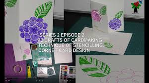 The key stamp set, stamping and die m.youtube.com. 12 Crafts Of Cardmaking Anino Tv Youtube Affirms Series 2 Episode 2 Of 12 Crafts Of Cardmaking The Technique Of Stencilling Used As Corner Greeting Card Design Anino