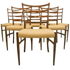Danish Mid Century Modern Ladderback Dining Chairs Set Of 6 Modern Dining Chairs Midcentury Modern Dining Chairs Rosewood Dining Chairs