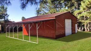 54x30x11 8 Carolina Barn Custom Metal Buildings Metal Buildings Metal Carports