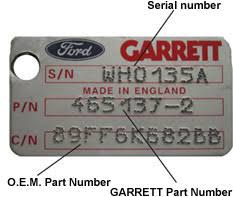 How To Identify Garrett Turbochargers Concepts Turbos