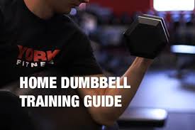 how to train with dumbbells at home york fitness york