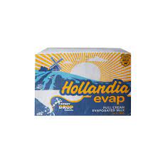 Evaporated milk is milk that has had about 60 percent of its water content removed by gently evaporated milk can be used in its true form directly from the can or it can be diluted to resemble. Hollandia Full Cream Evaporated Milk 190g Kudyunus Bislar General Merchant