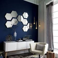 Large rustic hexagon wood framed wall mirror large 36 $462.50. Hexagon Mirror Acrylic Mirror Wall Sticker Hexagonal Glass Wall Decoration Shopee Philippines