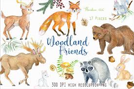 Affordable and search from millions of royalty free images, photos and vectors. Watercolor Woodland Animals Clipart 168526 Characters Design Bundles