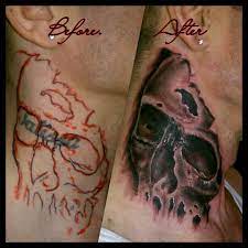 Cover up tattoos generally don't give you another change of removing tattoos, so its advisable to make a decision that you should not regret. Free Hand Neck Cover Up By Bobby Cimorelli Tattoonow