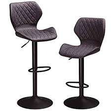 This approach allows you to decide whether to store your high chairs to float freer cooking. Buy Dictac Leather Bar Stools Set Of 2 Black Adjustable Height Bar Chairs Pair Swivel Barstools Breakfast Bar Stools For Kitchen Island Counter Stool Capacity 400 Lbs Retro Black Online In Taiwan B08w8km8cq