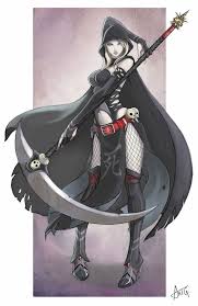 Grim Reaper Girl Female Grim Reaper Anime Grim Reaper Grim Reaper Art