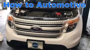 How To Replace The Serpentine Belt On A 2011 2017 Ford Explorer With 3 5 Ford Explorer 2011 Ford Explorer Ford