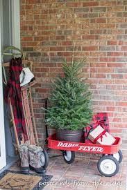 A streamlined, symmetrical design can help a small front porch appear larger. Front Porch Christmas Decor Ideas Front Porch Christmas Decor Outdoor Christmas Decorations Outdoor Christmas