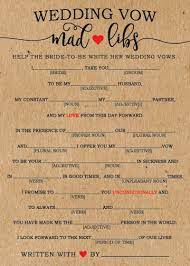 Wedding Mad Libs Wedding Vow Mad Libs Wedding Libs Mad Etsy In 2021 Wedding Mad Libs Wedding Libs Wedding Vows