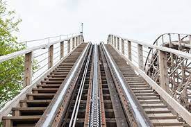 Wooden roller coaster track is fixed by sleeper and brace summer, but steel roller coaster track is made up of several small widgets, using special steel craft to make a curved track and then provide the roller coaster car a multiple movement path. Ride At Your Own Risk Why Roller Coasters Are Much Safer Than You Think Blog Post Olympus Ims