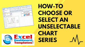 How To Select Data Series In An Excel Chart When They Are Un