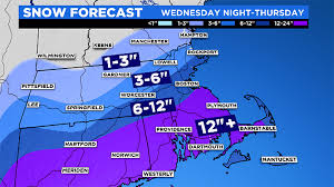 Widespread Snow Coming Wednesday Into Thursday 12 Inches Possible In Parts Of Massachusetts Cbs Boston