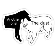 Another One Bites The Dust Sticker By Spaceshipzone In 2020 Band Stickers Music Stickers Stickers