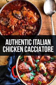 Authentic Italian Chicken Cacciatore Recipe Recipe Italian Recipes Authentic Cacciatore Recipes Chicken Cacciatore