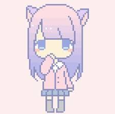 だいすきだよ Anime Pixel Art Pixel Art Pixel Drawing