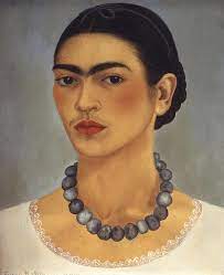 Many reflecting her stormy relationship with her husband, artist diego rivera, along with 70 mesmerising watercolour illustrations. Frida Kahlo Self Portrait With Necklace Painting By Frida Kahlo