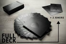 It's essential to mention that the black cards are also further divided into clubs and spades. Black Playing Cards Deck Of Super Black Cards