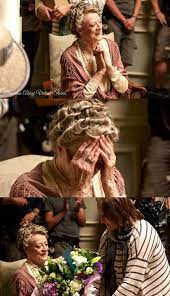 Dame Maggie Smith Is Overcome With Emotion As Her Final Scene On Downton Abbey Draws To A Close After Five Years Downton Abbey Downton Abbey Set Maggie Smith