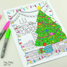 Good thing christmas ornaments are so vast. Free Printable Christmas Coloring Page Easy Peasy And Fun