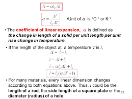 Linear Expansion Formula Derivation