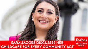 Sara Jacobs Joins Forbes Newsroom To Discuss Her Childcare For Every  Community Act