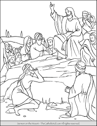 Jesus teaching coloring pages are a fun way for kids of all ages to develop creativity, focus, motor skills and color recognition. Sermon On The Mount Coloring Page Now When Jesus Saw The Crowds He Went Up On A Mountainside And Sat Jesus Coloring Pages Coloring Pages Bible Coloring Pages