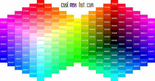 52 Abundant Html Hexadecimal Color Chart