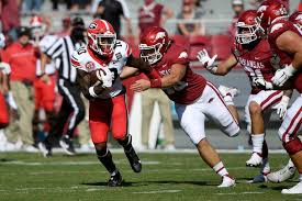 The university of arkansas is a land and space grant university that was founded in 1871 with just a live one, which goes by the name of tusk iv, attends all the university's football games while the explore rankings data for university of arkansas. Georgia Bulldogs Arkansas 2020 Football Score Game Recap Macon Telegraph