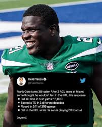 Frank Gore turns 38. What a ride it's been and he's still pushing 👏 (via  Field Yates)