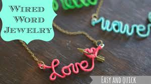 We've gathered some great custom name necklaces to help you make your choice a. Diy Wire Name Necklace Make This Anthropologie Knock Off For 8 Youtube