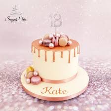 18th Birthday Rose Gold Cakes For Girls Pin On French Dinner Party