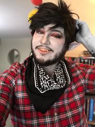 Throwback to my Marshall Lee makeup test. I really should make this a full  cosplay someday. #cosplay #adventuretime