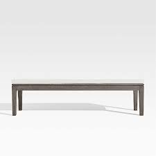 Easy to incorporate with almost any dining table and perfect for use as extra seating for larger gatherings. Outdoor Dining Benches Patio Furniture Crate And Barrel