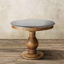 Mission · 3 variations find your nearest location; Luca Pedestal Dining Table In Barnwood Natural Pedestal Dining Table Round Pedestal Dining Table Dining Room Table