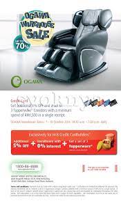 Purchase ogawa smart edge plus massage chair with maybank 0% ezypay and get instant rebate of rm4,500. Sell Ogawa Malaysia Massager Massage Chairs Accessories Warehouse Sale Clearance Shah Alam 1 19 Oct 2014