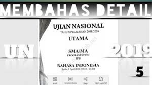 Maybe you would like to learn more about one of these? Pembahasan Soal Un Bahasa Indonesia Sma Ma 2019 Youtube
