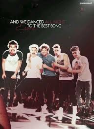 And we danced all night to the best song ever. Best Song Ever One Direction We Knew Every Line Now I Can T Remember How It Goes But I Know That I One Direction Videos Best Song Ever One Direction Lyrics